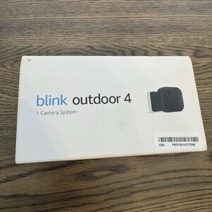 Blink Outdoor 4 Security Camera System 4th Generation 1 Camera Black NEW